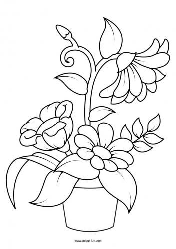 Flower Coloring Pages