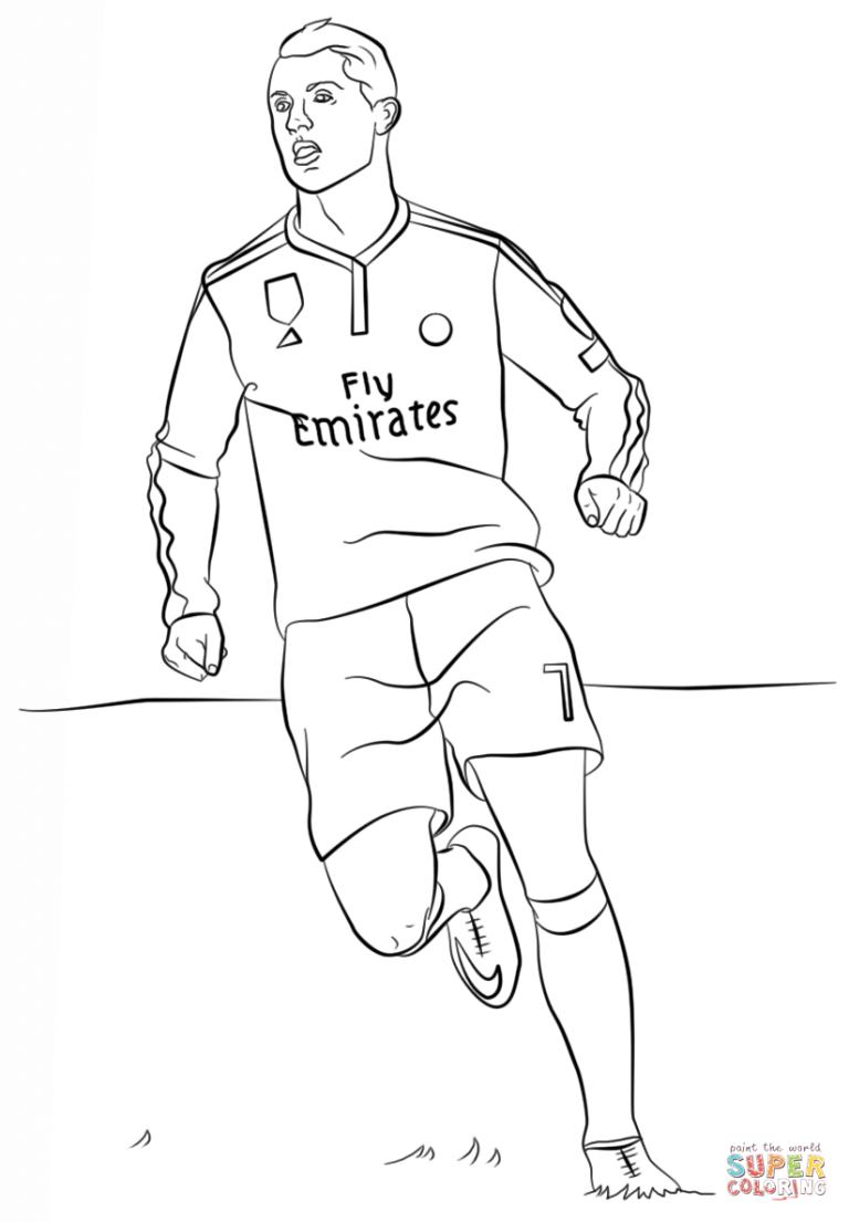 Ronaldo Coloring Pages