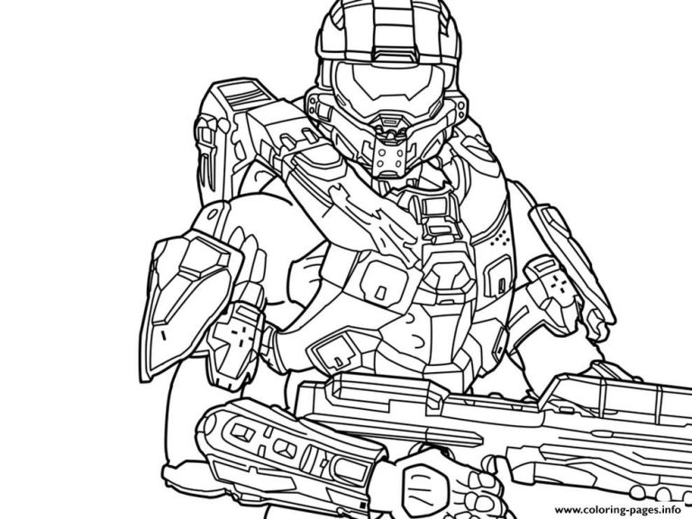 Halo Coloring Pages