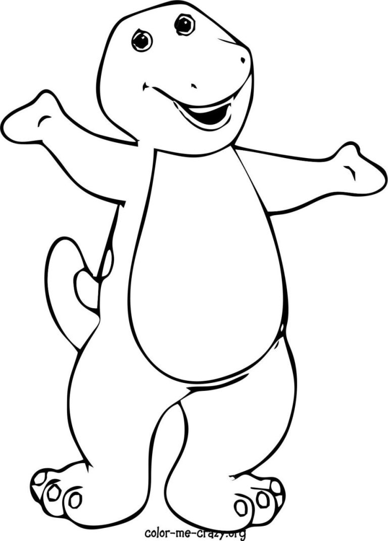 Barney Coloring Pages