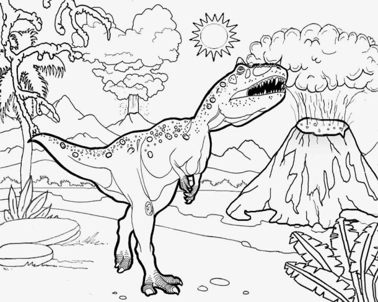 Spinosaurus Coloring Page