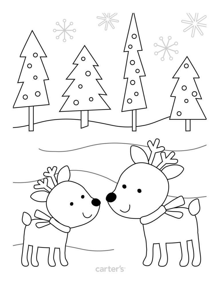 Holiday Coloring Sheets