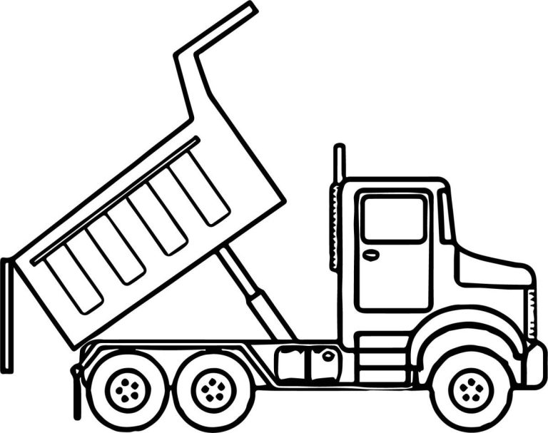 Printable Truck Coloring Pages