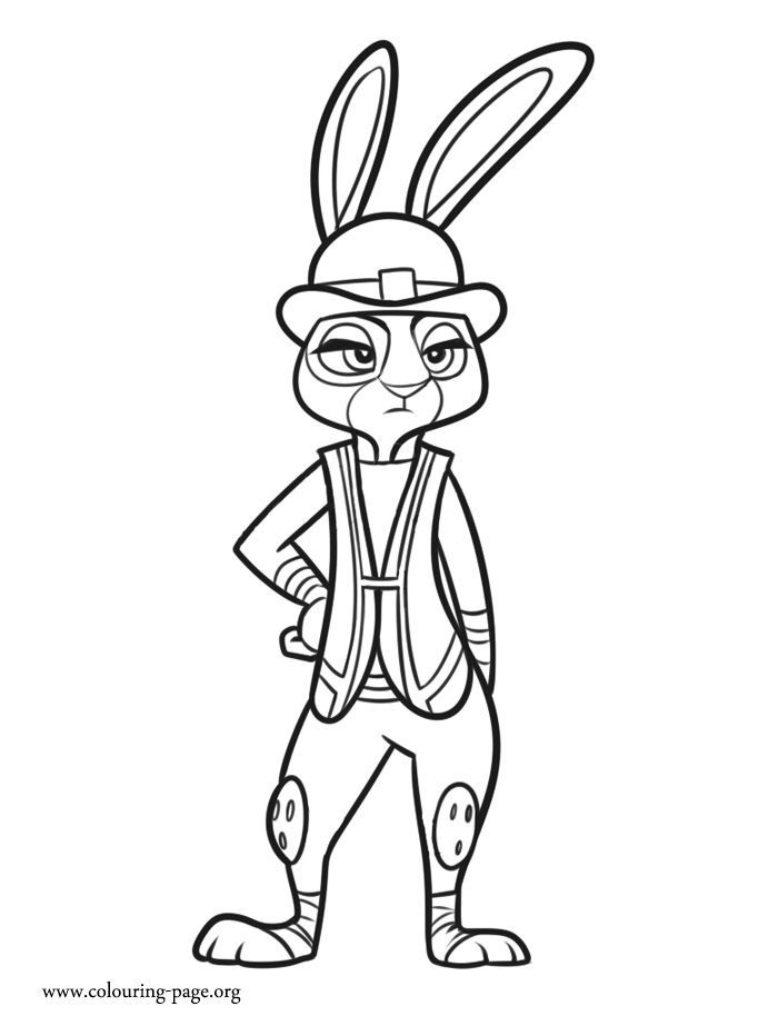 Zootopia Coloring Pages