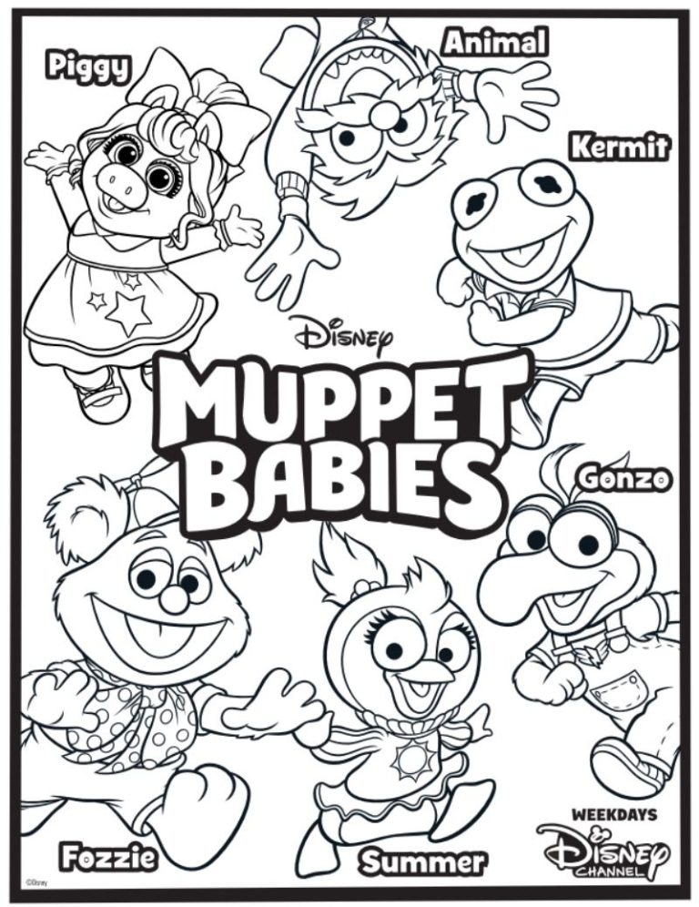 Muppet Babies Coloring Pages