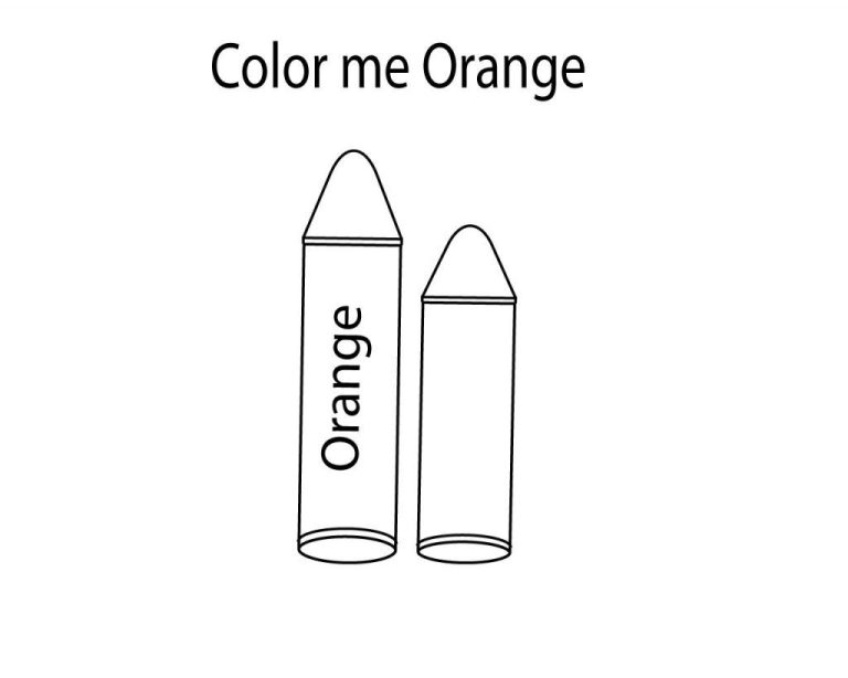 Crayon Coloring Pages