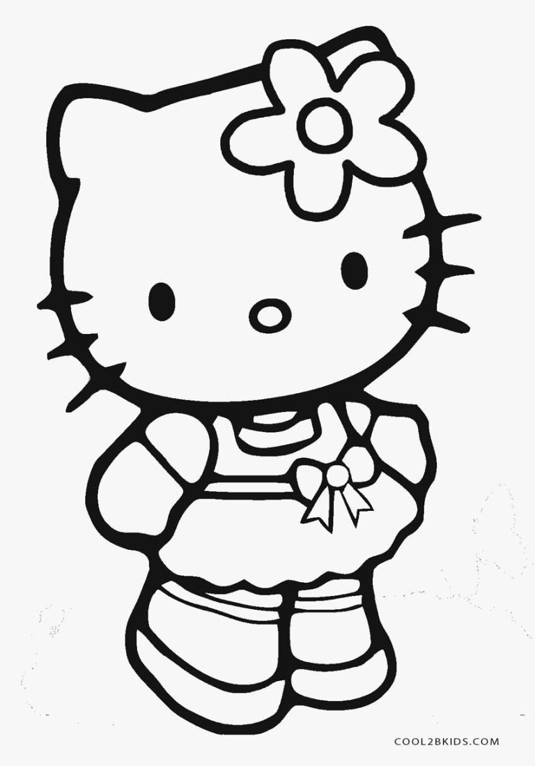 Kitty Coloring Pages