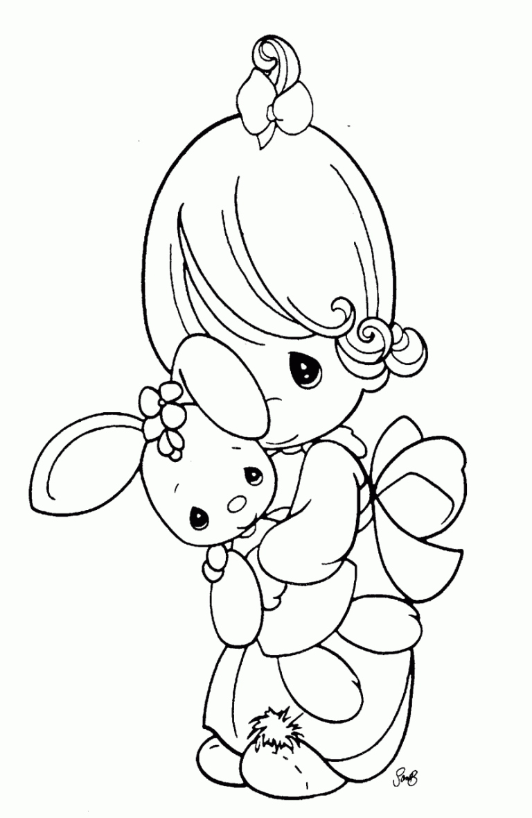 Precious Moments Coloring Pages