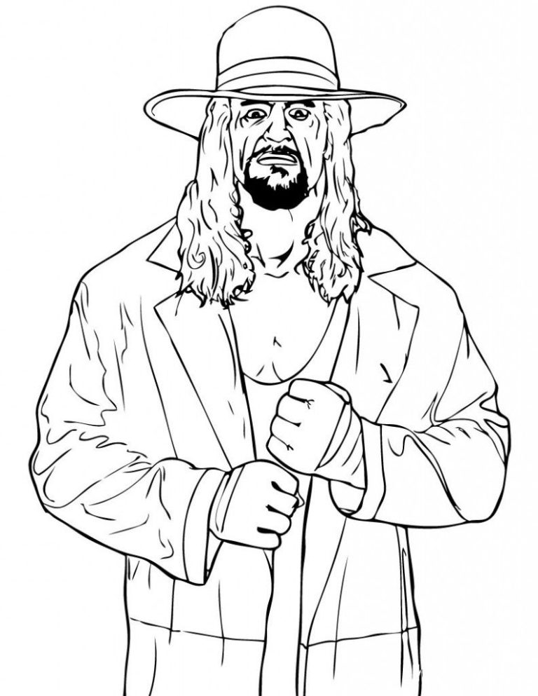 Wwe Coloring Pages