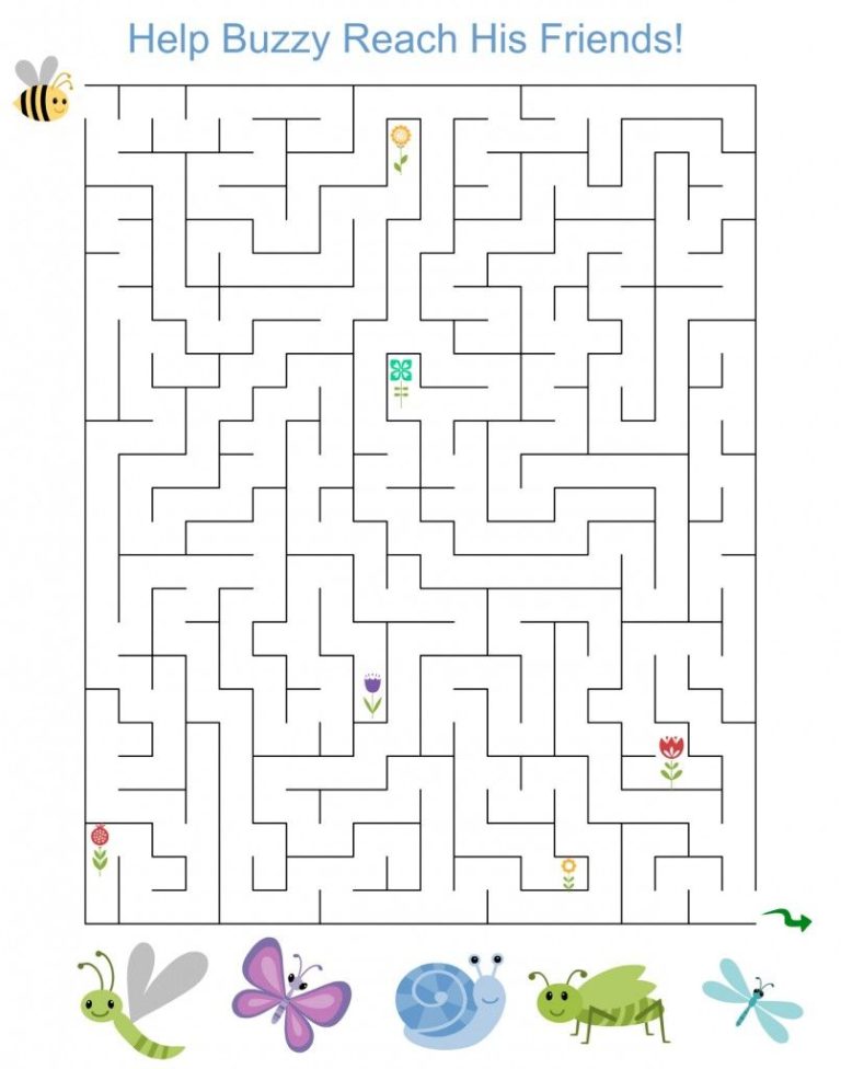 Maze Worksheets