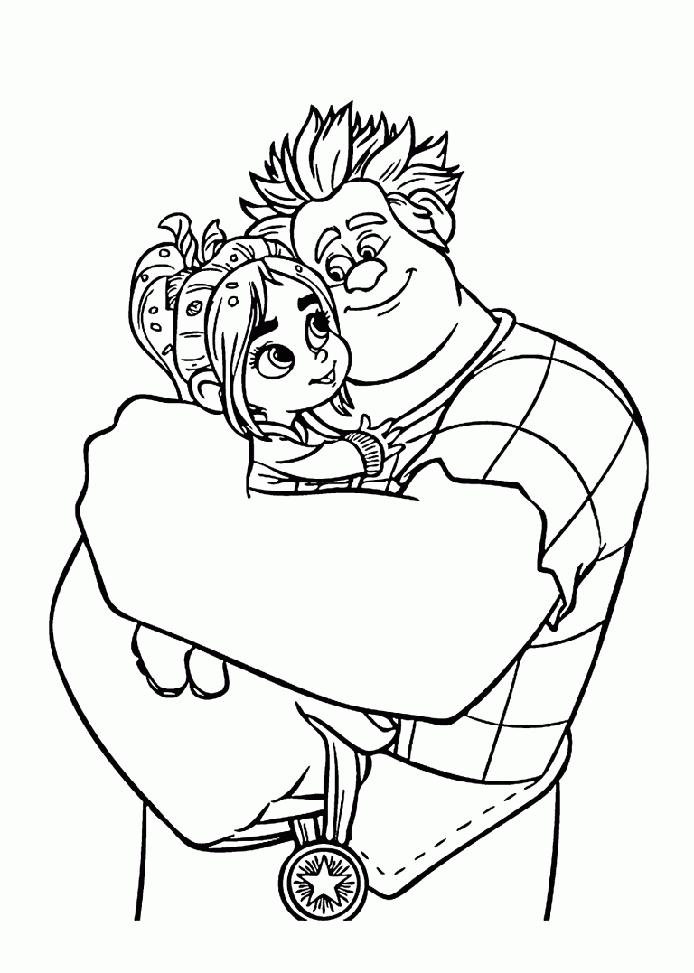 Wreck It Ralph Coloring Pages