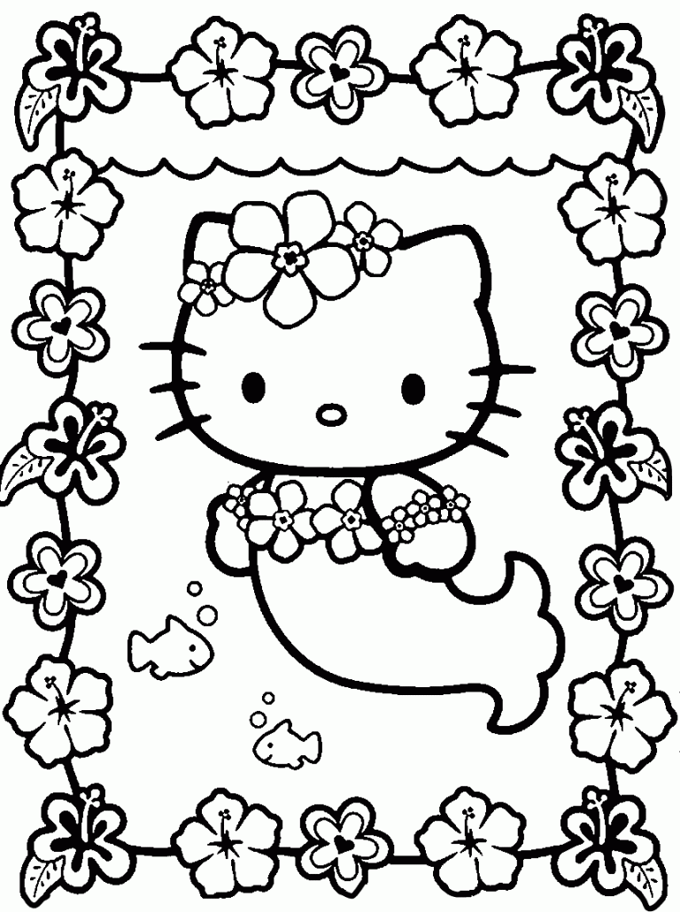 Hello Kids Coloring Pages