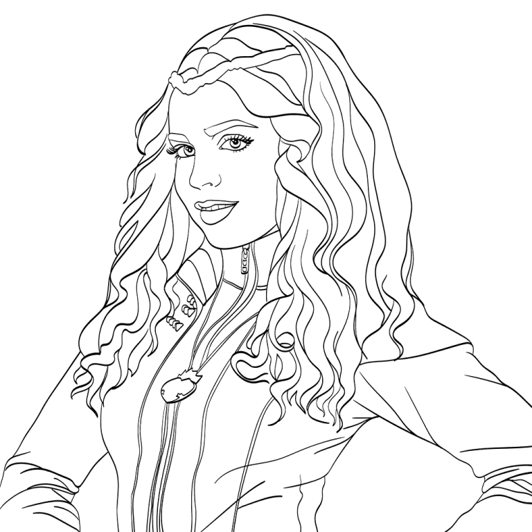 Descendants 2 Coloring Pages