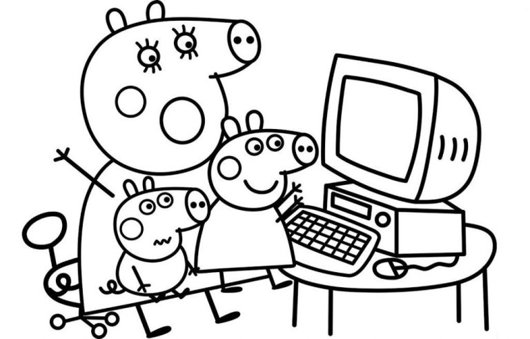 Peppa Coloring Pages