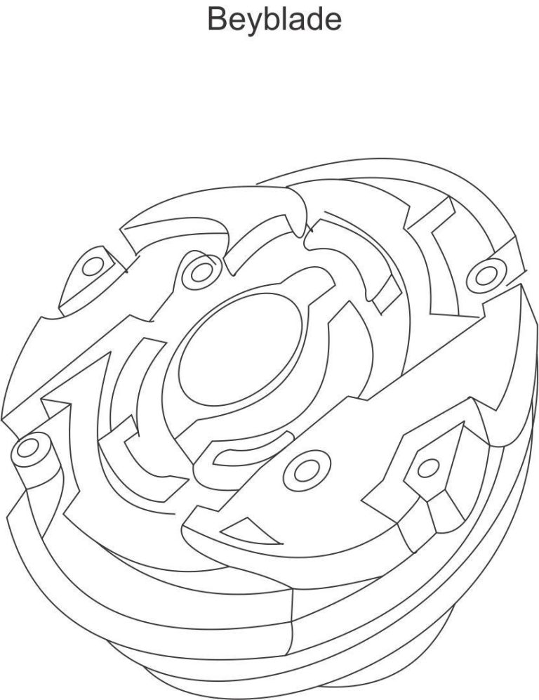 Beyblade Burst Evolution Coloring Pages