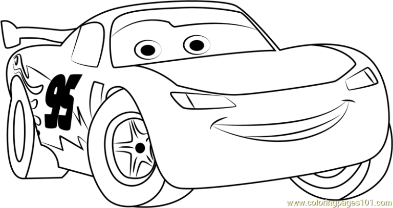 Lightning Mcqueen Coloring