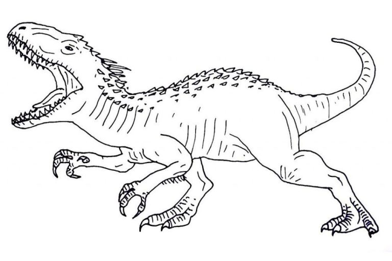 Jurassic World Coloring Pages