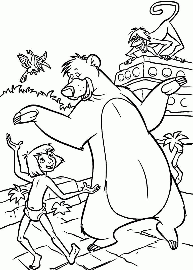 Jungle Book Coloring Pages