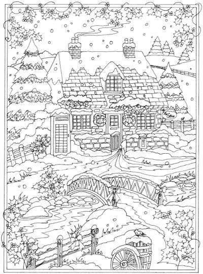 Winter Wonderland Coloring Book