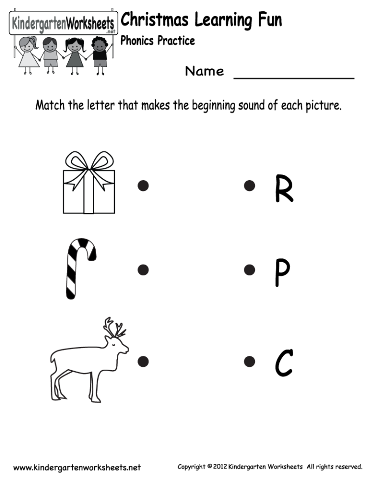 Kindergarten Worksheets Printable