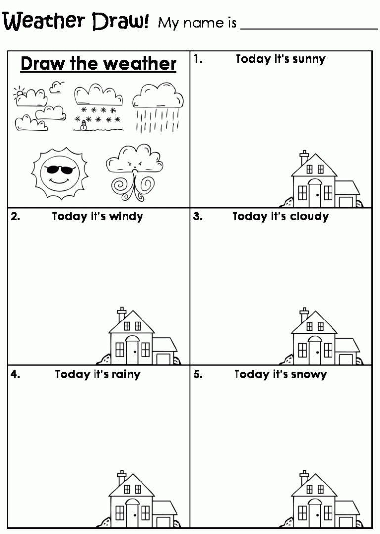 Weather Worksheet