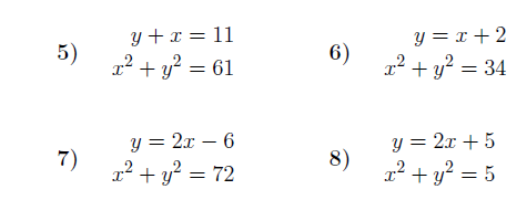 Quadratic Equation Worksheet