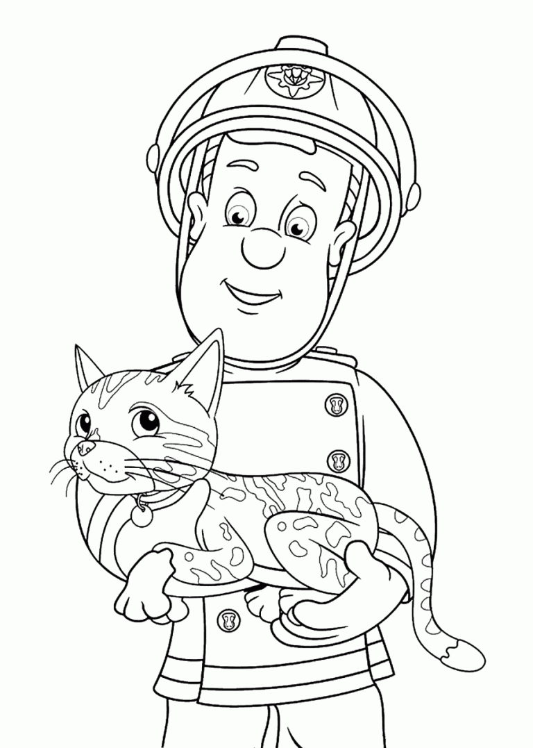 Fireman Sam Coloring Pages