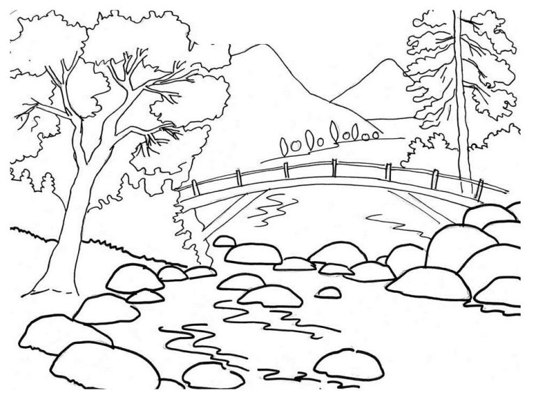 Nature Coloring Pages