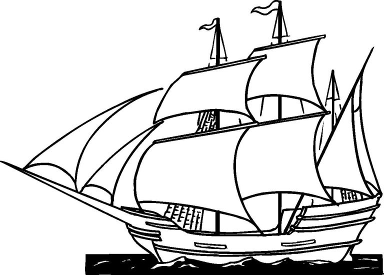 Ship Coloring Pages