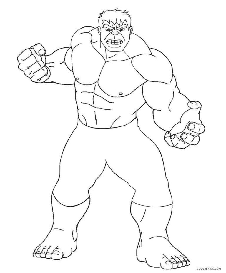 Hulk Coloring Pages