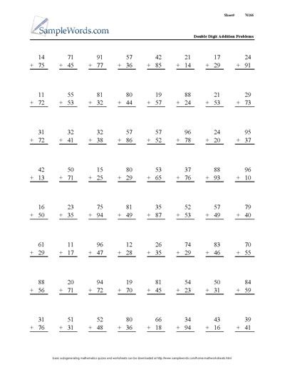 Free Math Worksheets