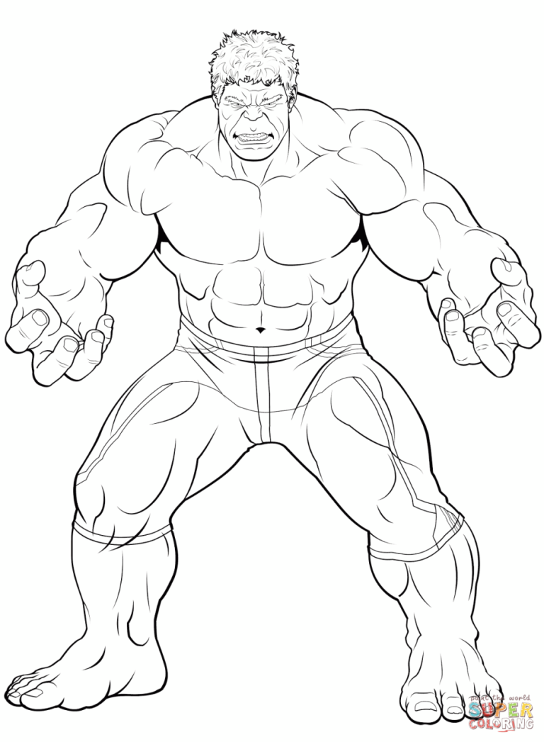 Hulk Colouring