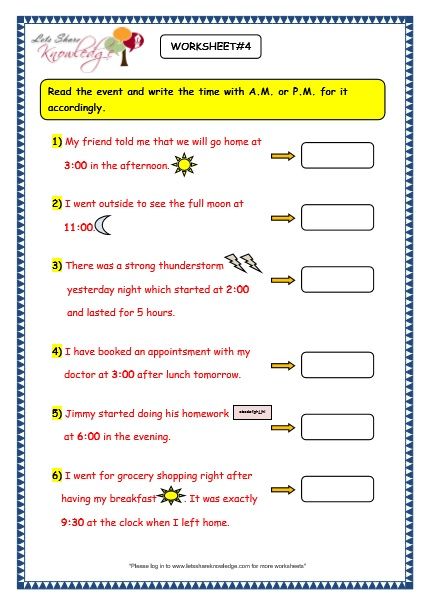 Maths Worksheet For Class 3