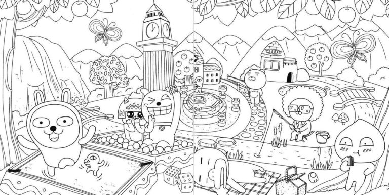 Friends Coloring Pages