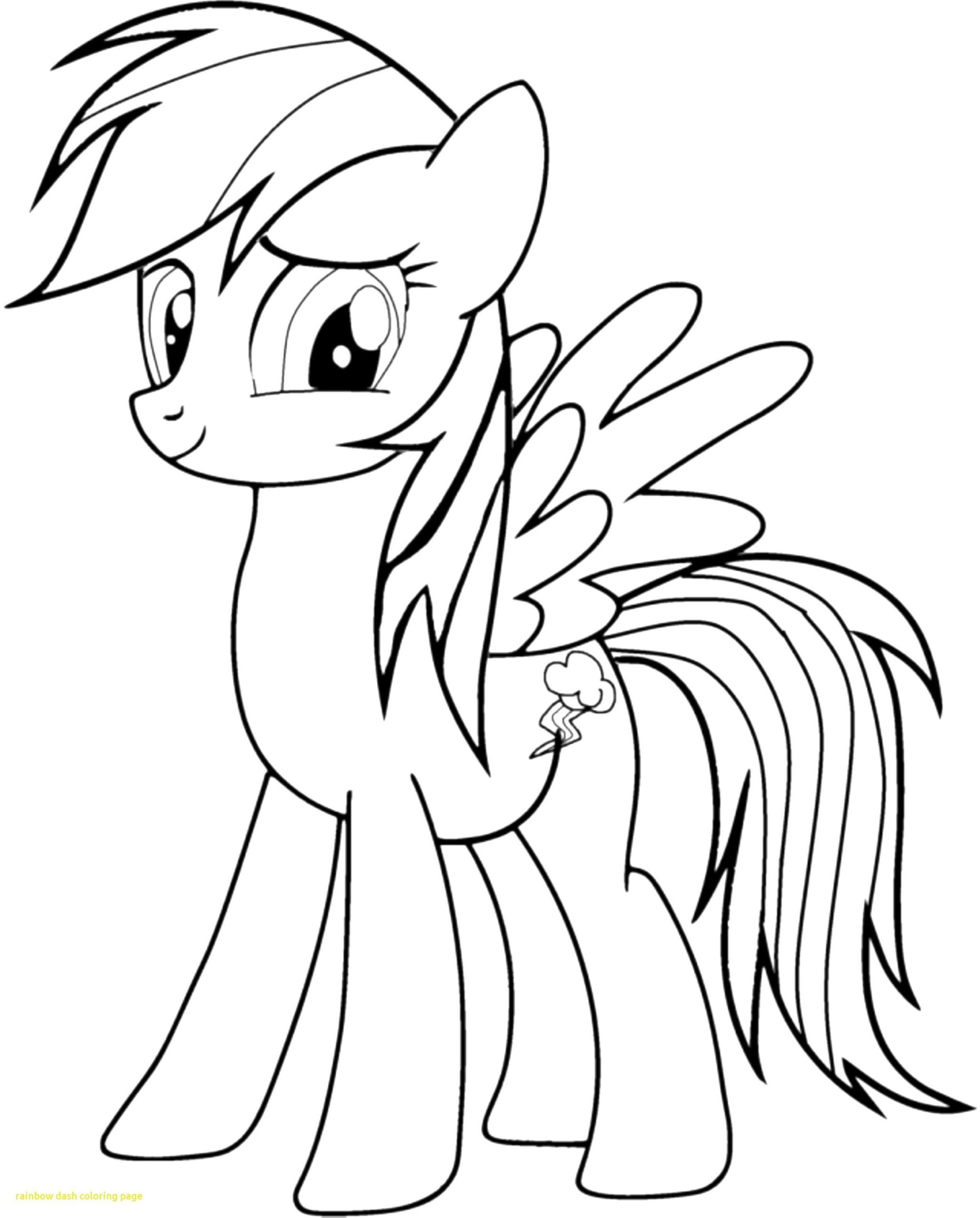 Rainbow Dash Coloring Pages