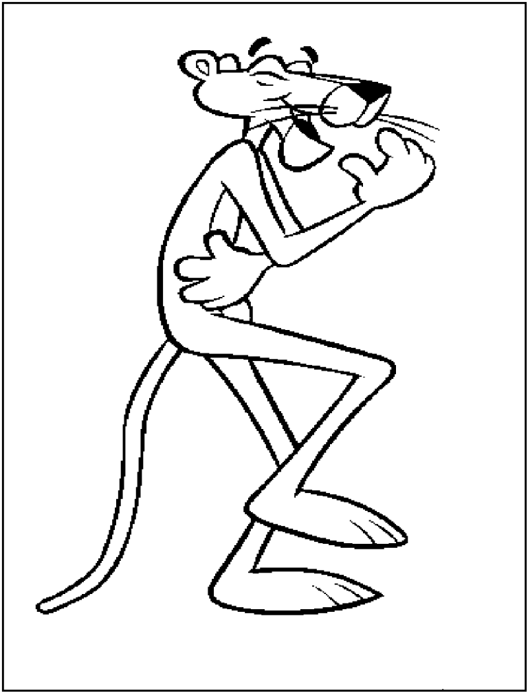 Pink Panther Coloring Pages