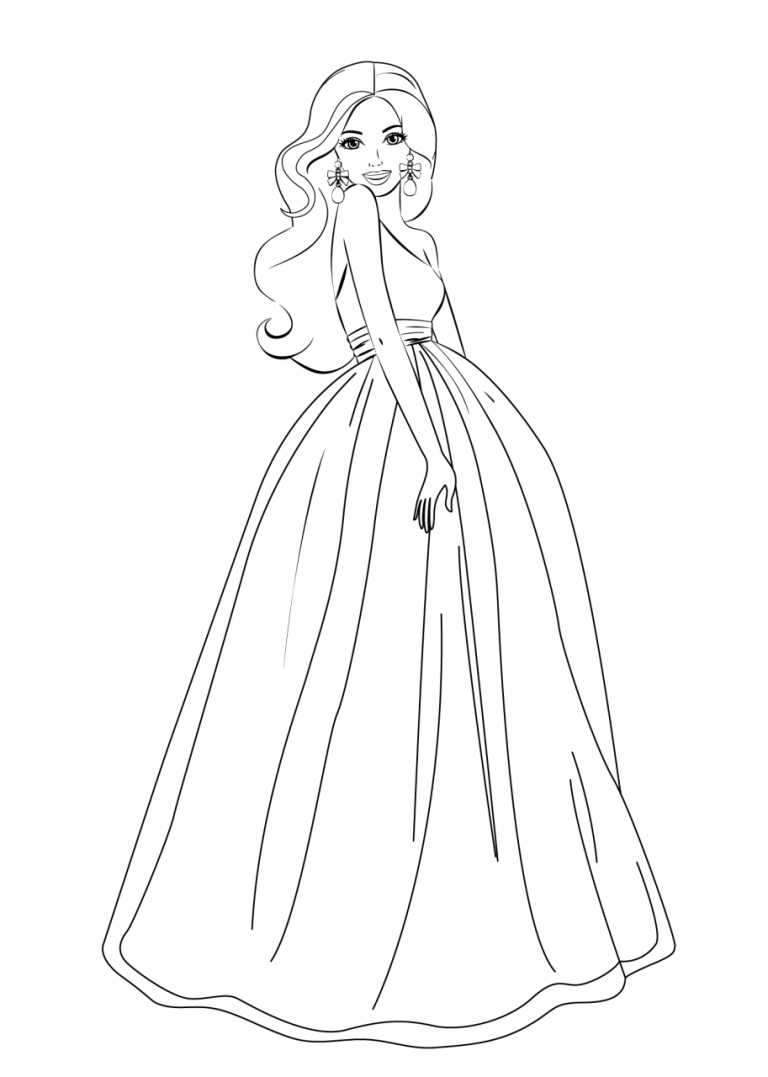 Free Barbie Coloring Pages