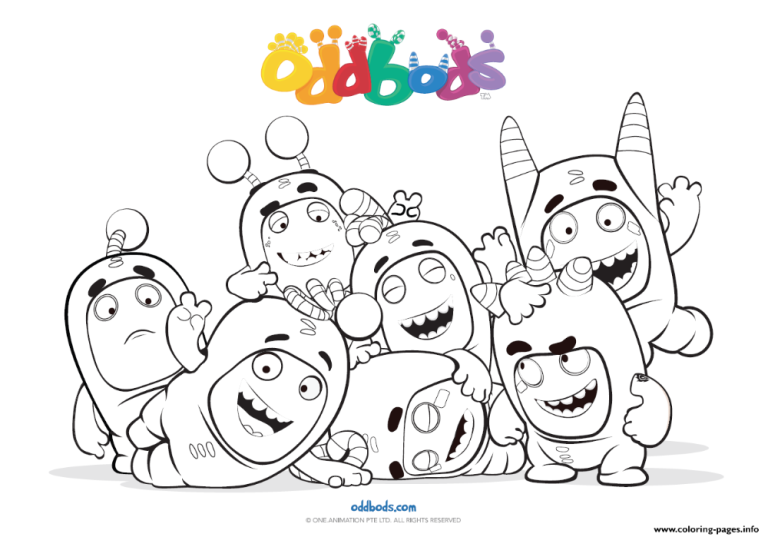 Oddbods Coloring