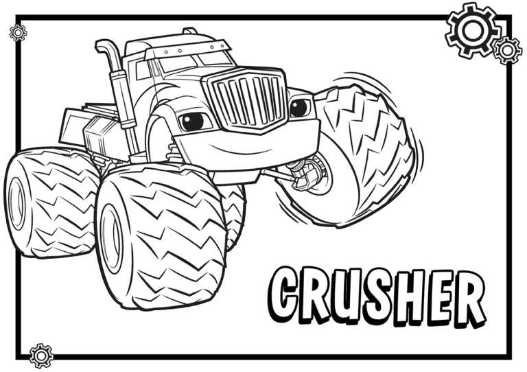 Blaze And The Monster Machines Coloring Pages