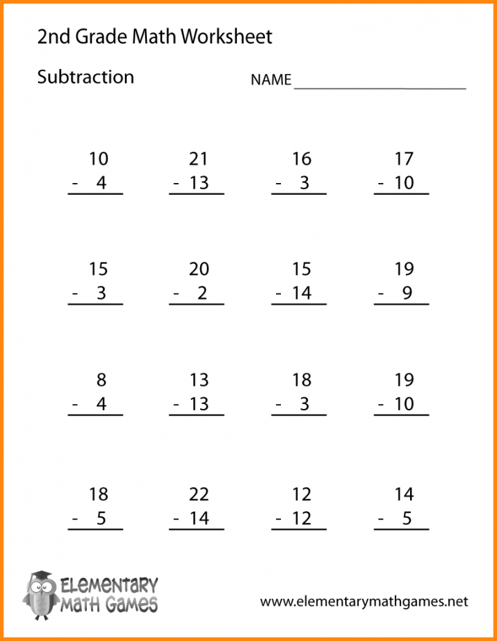 Second Grade Worksheets