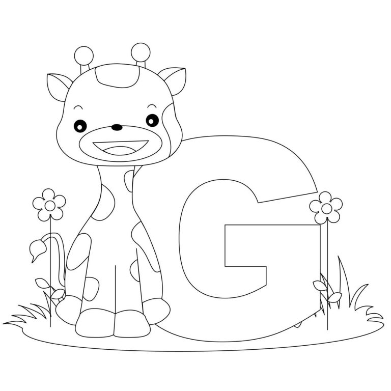 Letter G Coloring Pages