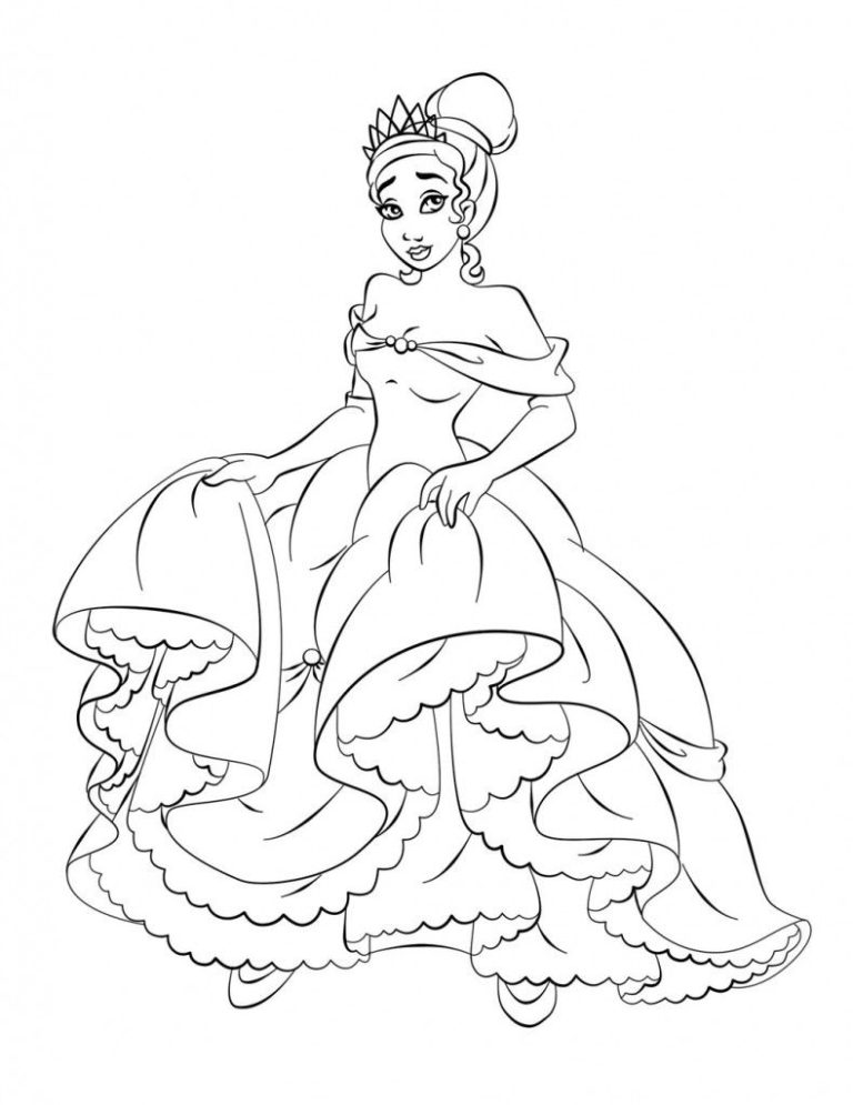 Printable Princess Coloring Pages