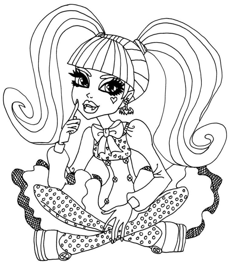 Monster High Coloring Pages