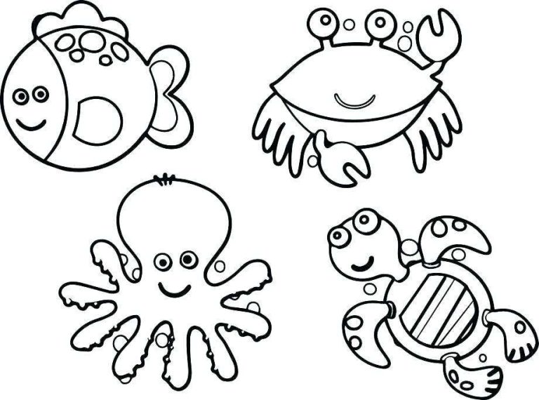 Ocean Animals Coloring Pages