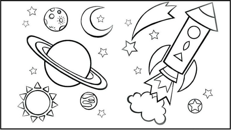 Galaxy Coloring Pages