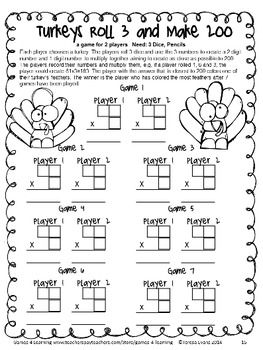 4th Grade Math Worksheets Fun