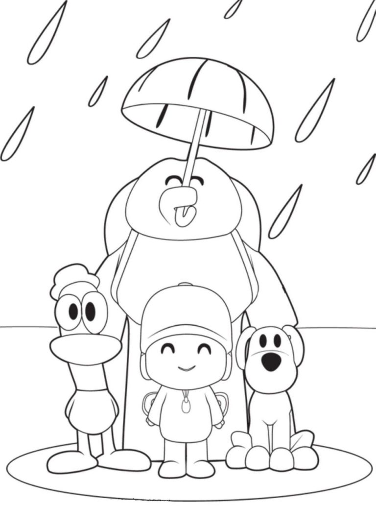 Pocoyo Coloring Pages