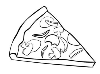 Pizza Coloring Pages