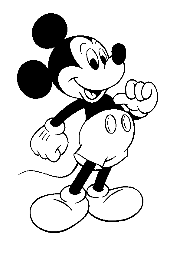 Mickey Mouse Pictures To Color