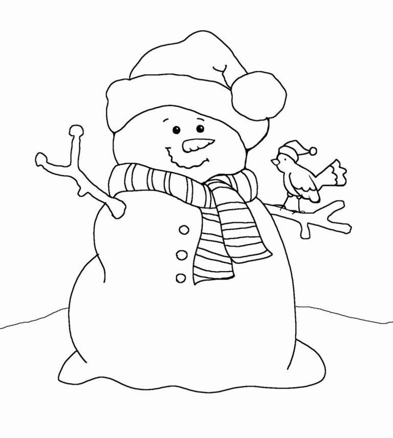 Snowman Coloring